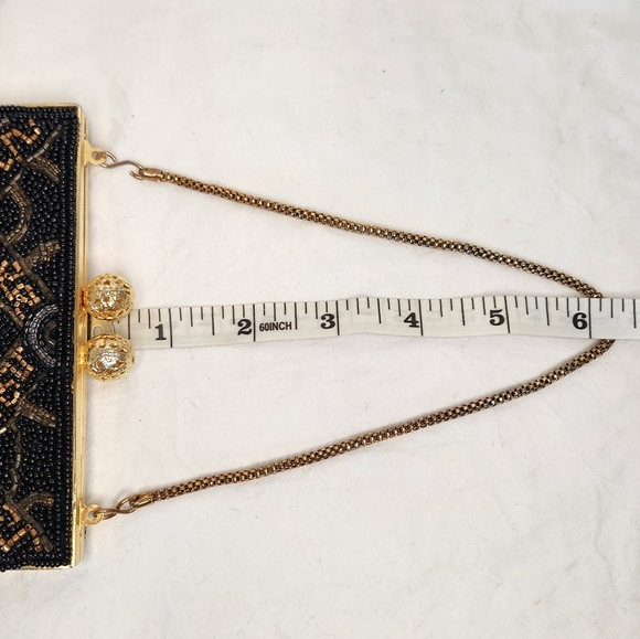 Walborg 40s Beaded Clutch Purse - Picture 9 of 11